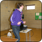 Tom conducting the Bucks Jamboree Song